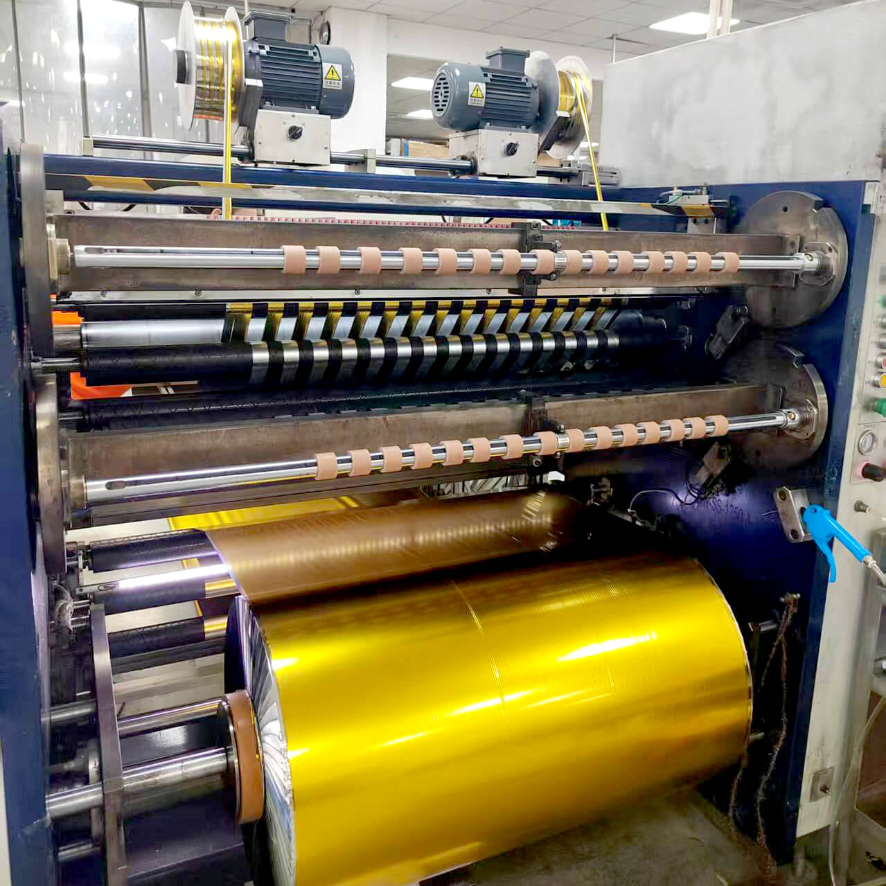 Gold Thermal Ribbon High Speed Slitter Machine