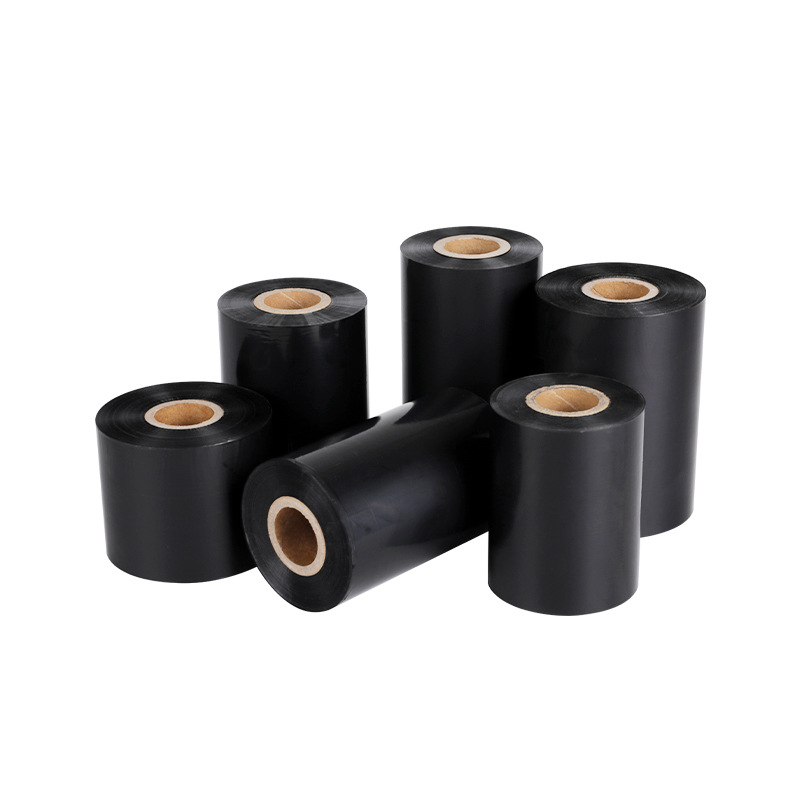 Multi-Size Black Wax Resin Thermal Transfer Ribbon In Stock