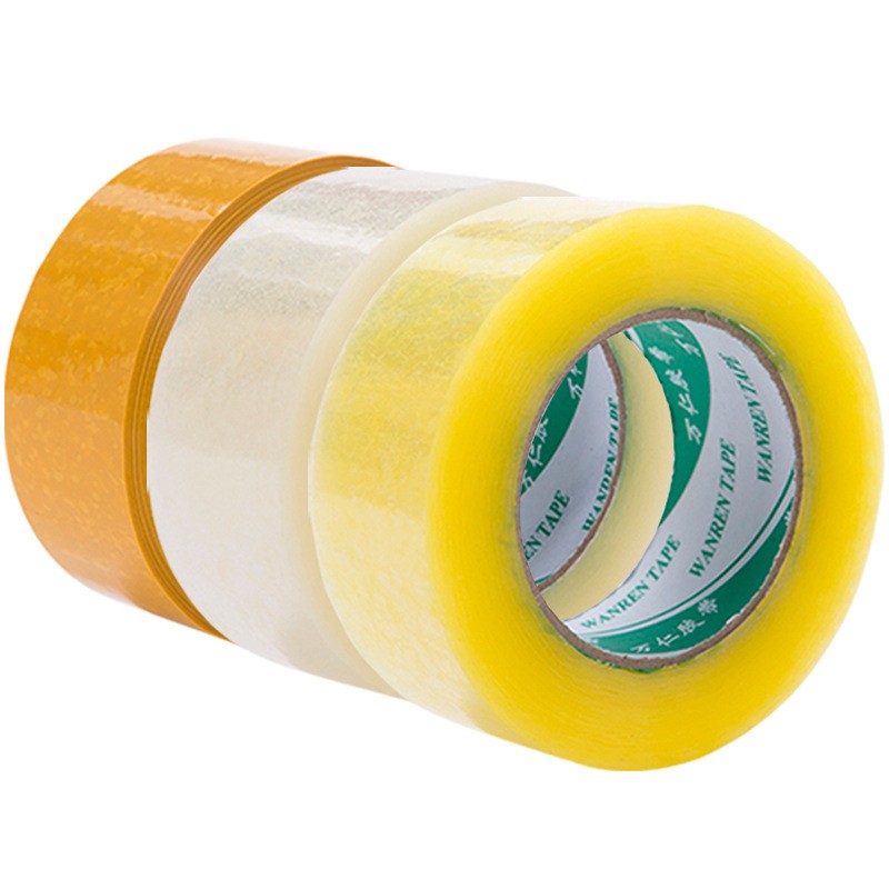 Three Colors Clear Packing Tape Rolls
