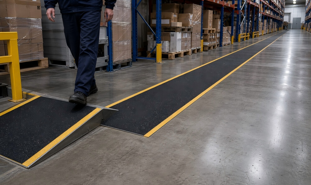 warehouse-anti-slip-walkway-application
